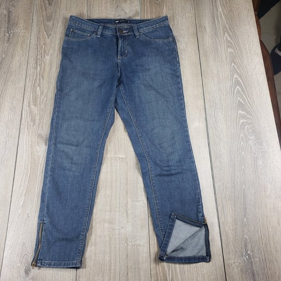 LEE ANKLE BLUE DENIM WOMEN SIZE 8 MEDIUM - Picture 2 of 8